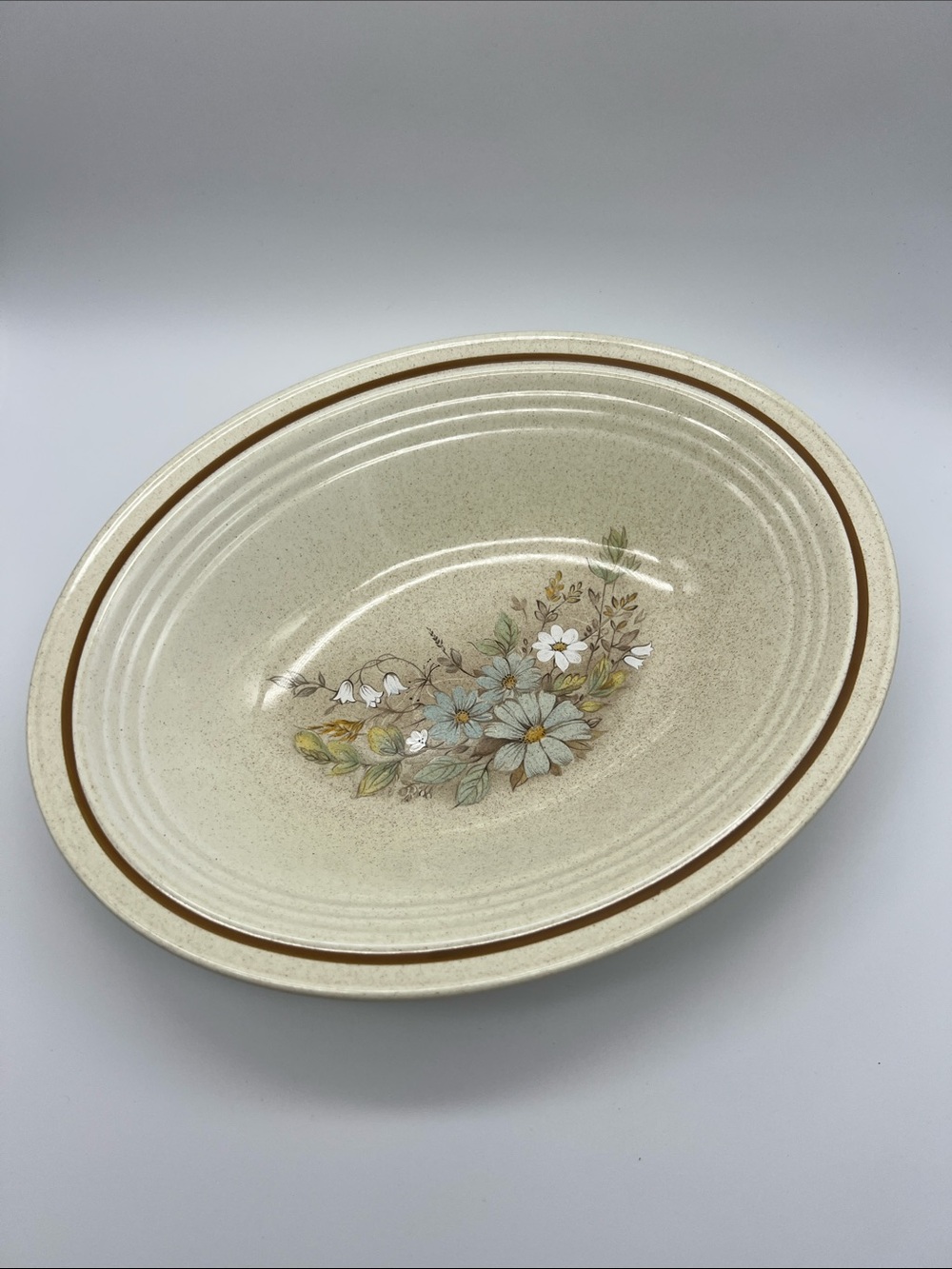 VINTAGE Royal Doulton Florinda Oval Serving Dish Made in England 10¾”